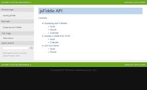 jsfiddle api overview documentation alternatives rapidapi