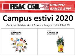 Estaré encantado de volver a usar vuestro servicio si tengo la necesidad. Banco Bpm Campus Estivi 2020 Fisac Portale Nazionale