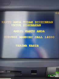 Jangan panik lakukan ini bila kartu kredit tertelan mesin atm halaman all. Tata On Twitter Ini Kira Kira Kenapa Yah Tiap Mau Tarik Tunai Begini