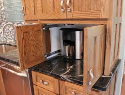 Ikea hack appliance garage with third party pocket door hardware. Appliance Garage With Pocket Doors Canary Cabinets