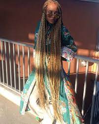 31 2k Likes 578 Comments Eva Marcille Evamarcille On Instagram Issa Pose Thank You E Scizorhands For Getting M Hair Styles Blonde Braids Long Braids