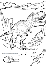 Malvorlage dinosaurier einfach coloring and malvorlagan dinosaurier window color bild kostenlose malvorlagen und ausmalbilder. Malvorlage Tyrannosaurus Rex Dinosaurier Kostenlose Ausmalbilder