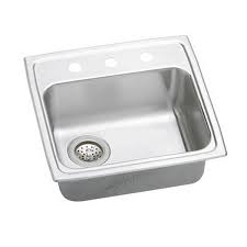w x 6 1/2 d top mount kitchen sink