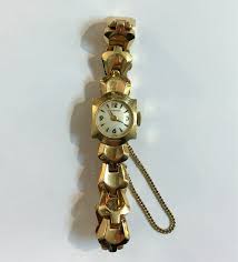 Skeletonized gold verge fusee antique pocket watch with chatelaine. Vintage Estate 1952 Longines 14k Gold Swiss Analog 17 Jewel Ladies Watch