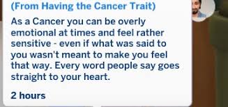 While it does appear a lot of work has been put into fleshing out the traits, my issue with previous zodiac trait mods was that they weren't mutually . Natashaellen S Zodiac Traits Mod Sweet Sims 4 Finds