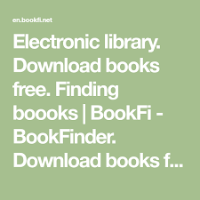 Electronic Library Download Books Free Finding Boooks Bookfi Bookfinder Download Books For Free Find Books Download Books Books Free Books
