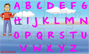 Abecedaire Puzzle Jeu Avec Les Lettres De L Alphabet Jeux Educatifs En Ligne Abecedaire Jeu Educatif