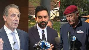 Zohran Mamdani, Andrew Cuomo, Curtis Sliwa react to Eric Adams' decision to drop out of the race for NYC mayor - ABC7 New York