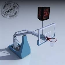 Basketball Rim 04 3d Model Description Basketball Rim 04 Is A Very High Detail And High Quality Model The Distance From T Basketball Rim Low Poly Models Rim
