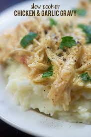 Crockpot Chicken And Gravy Is A Simple Comfort Food Favorite In Our House Toss Everything Into Your Slow C Crockpot Chicken And Gravy Recipes Crockpot Recipes