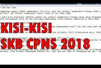 Fr skb kesehatan umum dan skb bidan. Kisi Skb Bidan Icpns