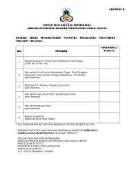 Borang tuntutan perjalanan perak xls. Senarai Semak Tuntutan Perjalanan