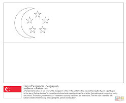 Flag Of Singapore Coloring Page Free Printable Coloring Pages Singapore Flag Flag Coloring Pages Flag Printable