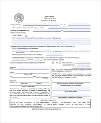 Department of labor separation notice 1. Separation Notice Tablon