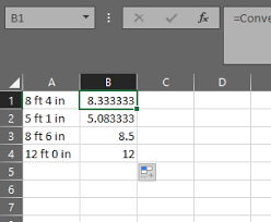 How much are 8 feet in meters? Converting Feet Inches E G 5 Ft 1 In To Decimal Feet Using Vba Or Excel Stack Overflow