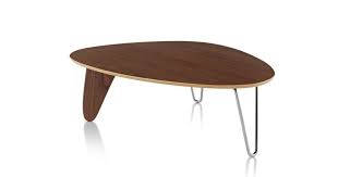 Solid ash base is available in three wood finishes: Workplace Resource Canada Noguchi Rudder Table