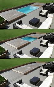 Une Terrasse Mobile De Piscine Rolling Deck Dans Ses 3 Positions Photo Piscine Terrasse Piscine Piscine