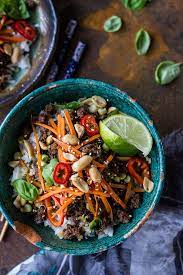 20 Minute Thai Basil Beef Half Baked Harvest Recipe Beef Recipes Thai Basil Beef Ground Beef Recipes