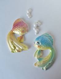 Fish bathroom decor from alibaba.com are available with direct delivery to your doorstep. Anthropomorphic Fish Wall Plaques With Bubbles Bathroom Decor Etsy Fish Wall Decor Wall Plaques Vintage Kitsch