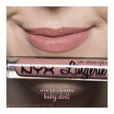 Nyx Lipli11 Baby Doll Lip Lingerie Liquid Lipstick Matte Lip Cream Shopee Malaysia