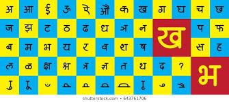 Hindi Alphabets Images Stock Photos Vectors Shutterstock