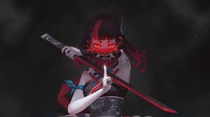 1920x1080 best hd wallpapers of cars, full hd, hdtv, fhd, 1080p desktop backgrounds for pc & mac, laptop, tablet, mobile phone category: Anime Girl Red Eye Warrior Katana 4k Wallpaper 6 1295