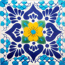 Wenn es sich um blaue mexikanische keramik handelt, sind produkte mit klassischen floralen mustern am beliebtesten. Bunte Mexikanische Fliesen Amarillo