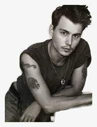 From the moment he locked eyes on vanessa paradis in the lobby of the hotel costes, paris, in 1998, johnny depp was hooked. Young Johnny Depp Tattoos Free Transparent Png Download Pngkey