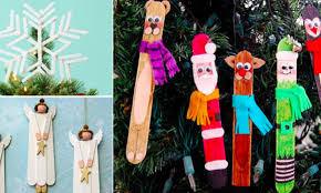On peut y jouer de deux manières : 23 Petites Decorations De Noel A Base Des Batonnets De Vos Glaces Preferees