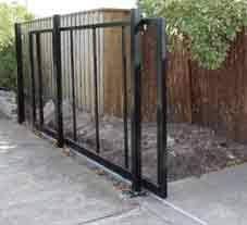 This diy driveway gate plan will show you how to build an automatic gate so you can remain in the safety of your vehicle while opening and no driveway gate kit is needed for this transformation, it's all done with creative ingenuity. Diy Sliding Gate Frame Sliding Gate Kits Sliding Fence Gate Gate Kit Sliding Gate