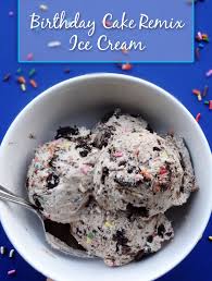 Birthday Cake Flavored Ice Cream Recipe Copycat Birthday Cake Remix Ice Cream Recipe Easy Ice Cream Recipe Homemade Ice Cream Recipes Ice Cream Recipes