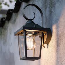 C7 black outdoor wall light. Buzzard Mygarden Black Outdoor Wall Lamp Lights Co Uk