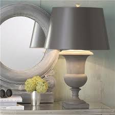 Gray Mottled Urn Table Lamp Unique Table Lamps Table Lamp Table Lamp Shades