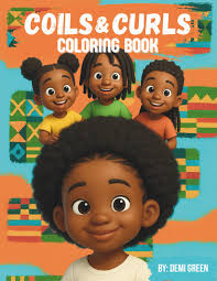 Coils & Curls Coloring Book : Green, Demi: Amazon.sg: Books