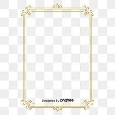 Simple Retro Line Square Border Png And Psd Clip Art Borders Vintage Borders Frame Clipart