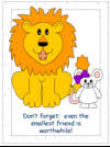 There are so many different ways to color it. The Lion And The Mouse Coloring Pages