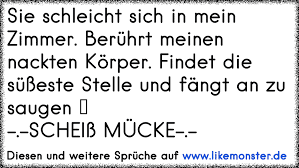 Leise Kommst Du In Mein Zimmer Setzt Dich Auf Mich Suchst Dir Die Susseste Stelle An Meinem Korper Und Fangst An Zu Tolle Spruche Und Zitate Auf Www Likemonster De