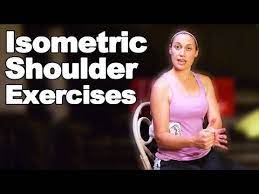 Shoulder Isometric Exercises Ask Doctor Jo Isometric Exercises Isometric Shoulder Exercises Shoulder Injury Exercises