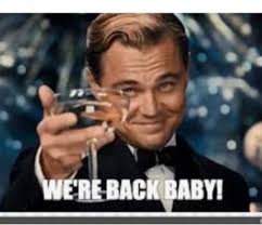 WE'RE BACK BABY!!! Finally we are back open for dine in with extended  trading hours 🎉🎉 and our new summer menu 🍹🥩🍔 As of tomorrow we will be  open Tuesday to Friday