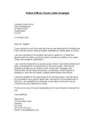 Cover Letter For Traffic Officer February 2021