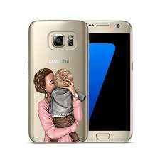 For samsung s10,s9,s8,s20,a20e,a41,a21s glitter bling shockproof tpu case cover. Fashion Black Brown Hair Baby Mom Girl Queen Soft Tpu Cover For Samsung Galaxy S6 S7 Edge S8 S9 Plus S10 Plus E Note 8 9 Case
