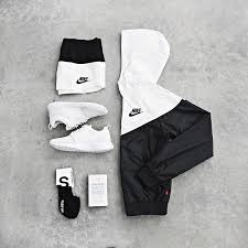 Black And White Nike Outfit Mens Instagram Photo Feed Ropa Adidas Hombre Nike Ropa Hombre Estilo De Ropa Hombre
