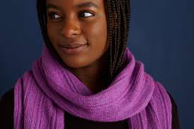 Ticking Ribbed Wrap: Free Scarf Knitting Pattern