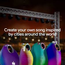 In this experimental game from google labs, you music make some cool music using the blobs. Google Arts Culture 2021 Blob Opera World Tour Facebook