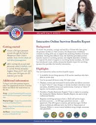 Interactive Online Survivor Benefit Report Online Survivor Benefits Reports Osbr Both Initial And Annual Are Available To S Fact Sheet Survivor Interactive