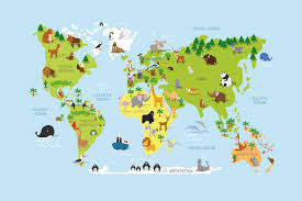There are 5 oceans which include: Buy World Map Kids Wallpaper Free Shipping At Happywall Co Uk