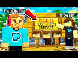 We strive to bring the best gameplay experience to all players, no matter what their preferences are we will fit them! I Went Undercover As Pewdiepie On The Mrbeast Server In Minecraft Youtube Pewdiepie Mr Beast Minecraft
