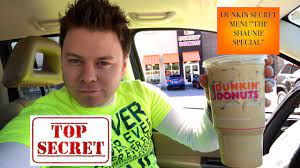 Dunkin' donuts swirls are made with sweetened condensed milk and flavored with cocoa, vanilla and other flavors to achieve the variety of flavors dunkin' donuts is known for. Dunkin Donuts Super Secret Iced Coffee The Shauniee Special Drink Review Must Or Bust Youtube