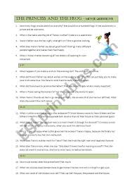 It is the third ingredient. The Princess And The Frog 90 Questions About The Movie Esl Worksheet By Jane Shanghai