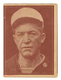 GROVER ALEXANDER BASEBALL CARD